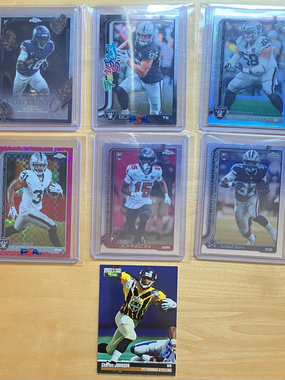 Football Trading Card Lot - Mixed Team Inserts OBO